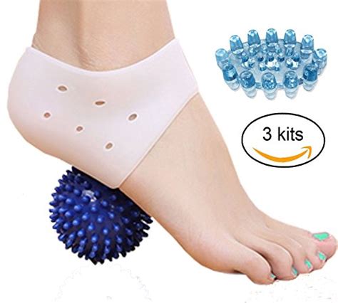 Gritech Plantar Fasciitis Kit- Heel Pain Gel Pads Inserts Plantar Fasciitis Treatment Sore Feet ...