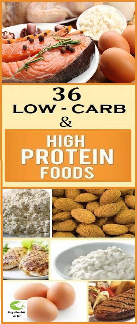 36 LOW CARB & HIGH PROTEIN FOODS (THE LIST) | High protein low carb ...