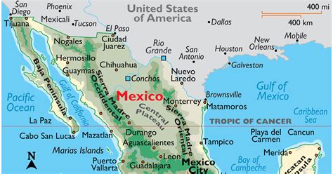 Tropic Of Cancer Mexico Map ~ AFP CV