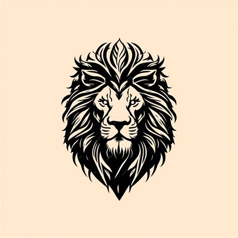 Lion Face Vector Art