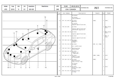 Part Numbers # Catalog for Panamera Sedans - InsaneGarage.com