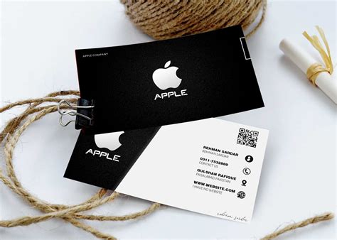 Apple Business Card Template