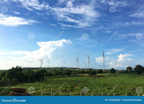 Beautiful Sunset Above the Windmills on the Field Stock Photo - Image of horizon, energy: 125432060