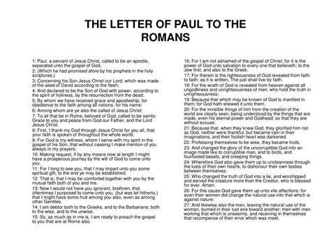 Paul's Letter To The Romans Chapter 12 at Peter Strand blog