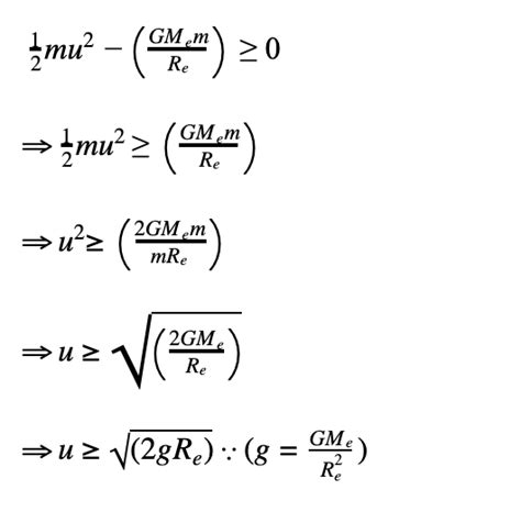 Derivation of Escape Velocity Definition & Formula - Physics - Aakash ...