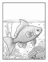 Make A Splash With The Aquarium Fish Coloring Book100 Pages Of  sketch template