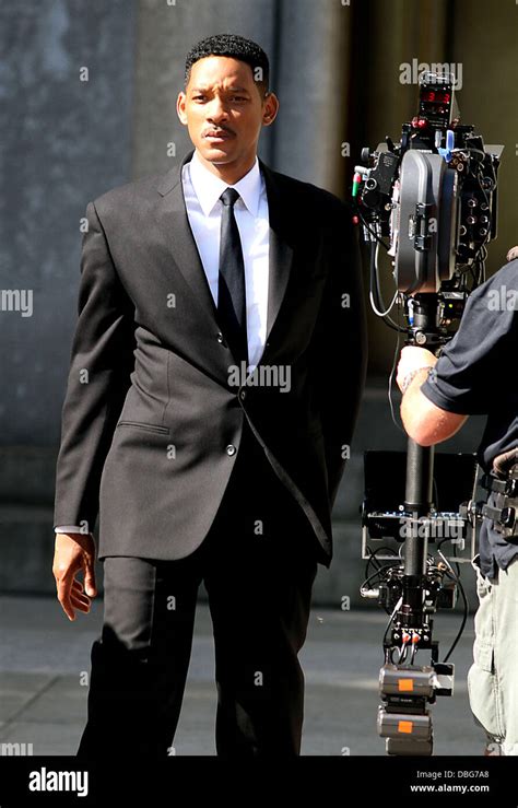 Will Smith shooting on location for MIB III (Men In Black 3) at Stock Photo, Royalty Free Image ...