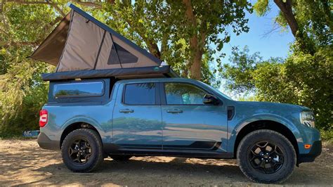 Ford Maverick Gets Custom Slide-In Camper, Lift For Overland Makeover