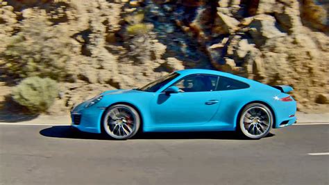 2016 Porsche 911 Carrera S (Miami Blue) - Footage - YouTube