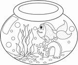 Printable Fish Tank Coloring Page  Free Pages For Kids sketch template
