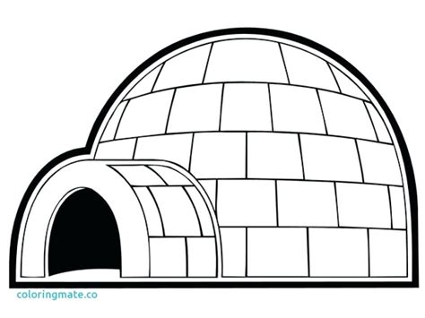 Igloo Coloring Page at GetColorings.com | Free printable colorings ...