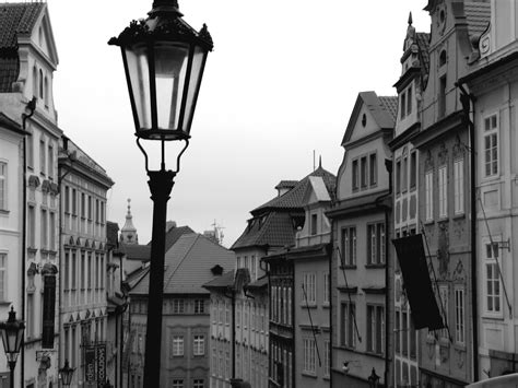Free Images : black and white, road, town, alley, city, cityscape, downtown, lantern, street ...