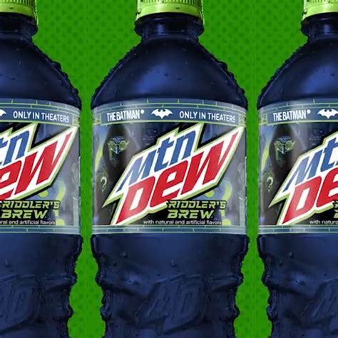 Mountain Dew Is Reportedly Releasing Riddler’s Brew, a Flavor Inspired by ‘The Batman’ in 2021 ...