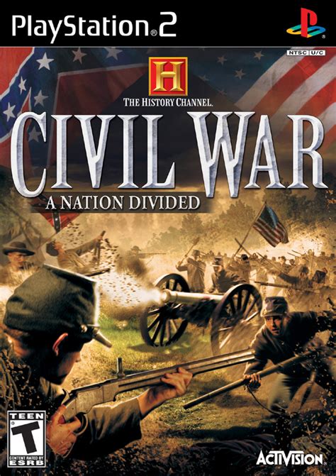 History Channel Civil War A Nation Divided Sony Playstation 2 Game