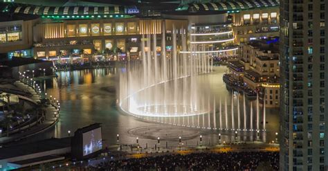 Dubai Mall Fountain Timings - The Dubai Fountain Show Magical Medley Of Lights Water And Sound ...