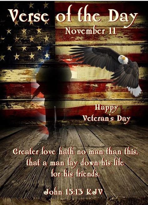 Pin by Jeanne Evans on Holidays | Verse of the day, Veterans day images, Veterans day quotes