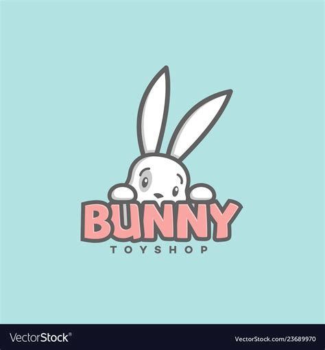 Bunny logo Royalty Free Vector Image - VectorStock