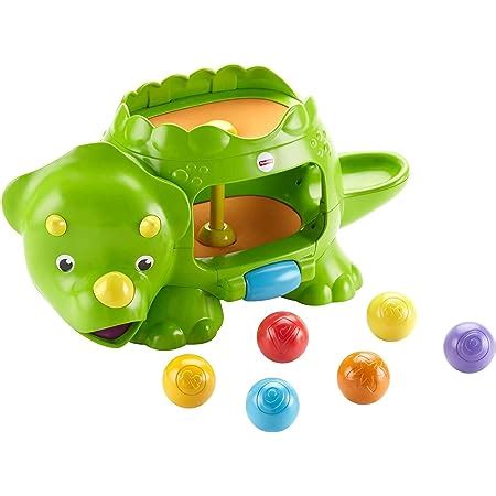 Fisher Price Double Popping Dino Musical Ball popper : Amazon.co.uk ...