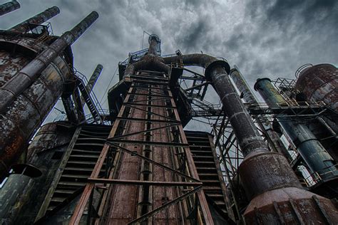 Steel Stacks1 Photograph by Diane Beatty - Fine Art America