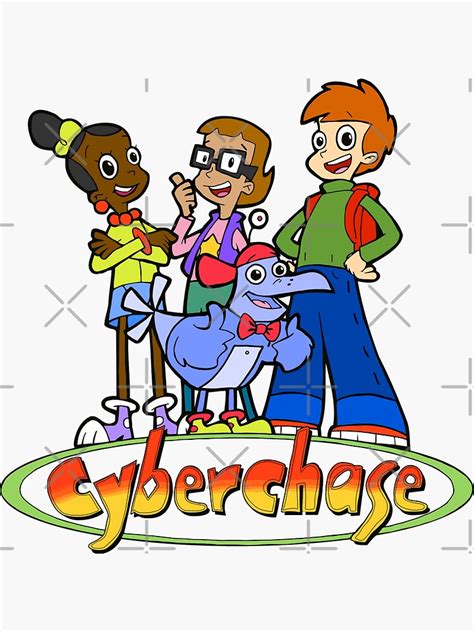 "Cyberchase Logo" Sticker for Sale by artofbridget | Redbubble