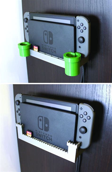 Nintendo Switch Dock Wall Mounts | Video game room design, Video game ...