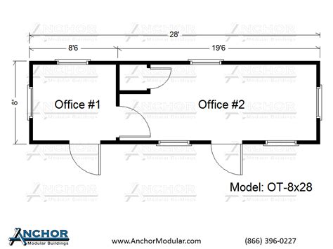 Office Trailer Floor Plans