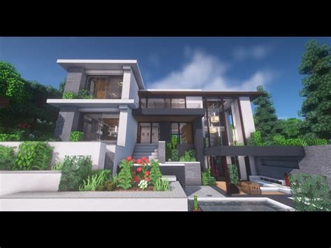 Realistic Modern House (Download + Tutorial) Minecraft Map