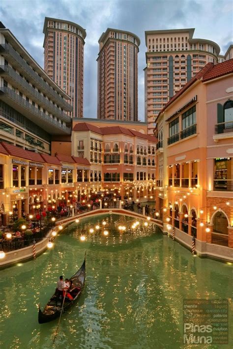 Gondola Ride at the Venice Grand Canal Mall, McKinley Hill | Grand canal venice, Philippines ...