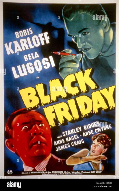 Boris karloff black friday 1940 High Resolution Stock Photography and ...