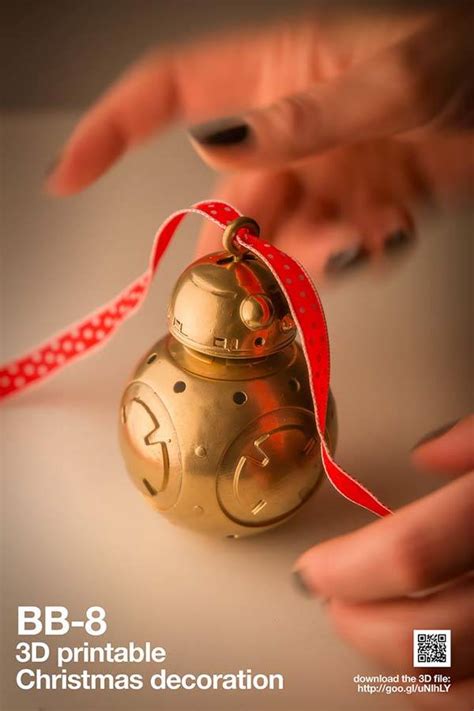 3D Printable Star Wars BB-8 Christmas Ornament | Gadgetsin