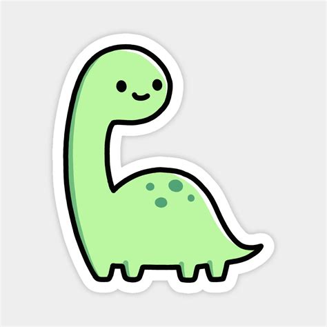 Brontosaurus by littlemandyart | Рисунки sharpie, Милые каракули ...