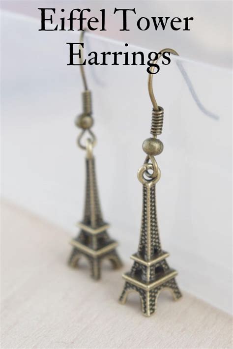 Bronze Eiffel Tower Earrings Dangle Earrings Eiffel Tower - Etsy | Christmas gift jewelry ...