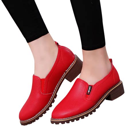 Aliexpress.com : Buy High Quality Casual Slip On Women Shoes Leather ...