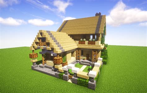 Birch Cottage, creation #11128 | Minecraft house designs, Minecraft cottage, Minecraft houses