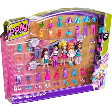 Polly Pocket Super Coleção Fashion Mattel 50 Itens - R$ 279,99 em ...