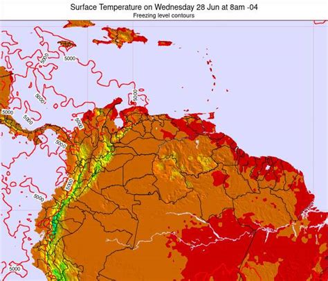 Trinidad and Tobago Surface Temperature on Monday 06 Sep at 7:30pm VET