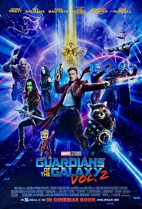 Original Guardians of the Galaxy Vol. 2 Movie Poster - Marvel Studios