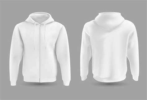 Front And Back White Hoodie. | White hoodie, Hoodies, Free business ...