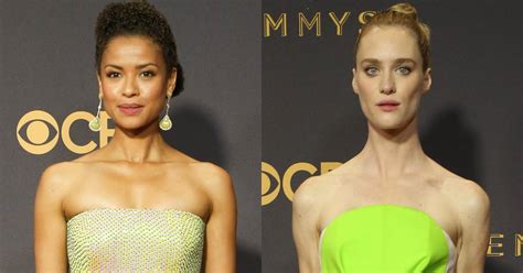 Mackenzie Davis and Gugu Mbatha-Raw Dazzle at 2017 Emmy Awards