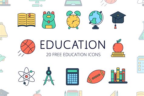 Education Vector Icons