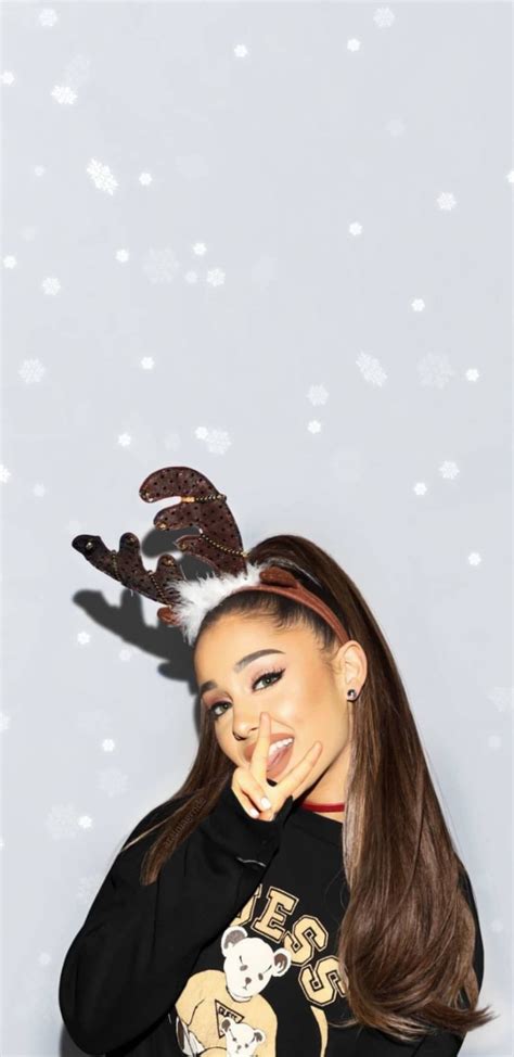 Christmas Ariana Grande Cute Wallpapers - Wallpaper Cave