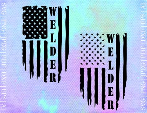 Welder Flag SVG Graphic by SeleART · Creative Fabrica