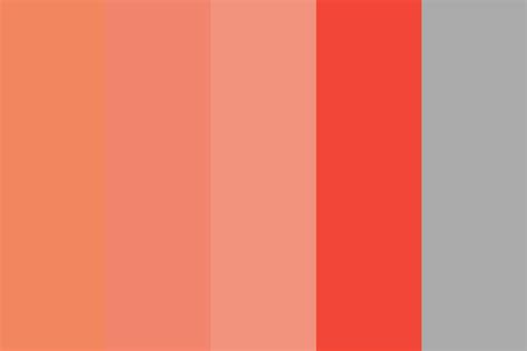 Red Coral Color Palette