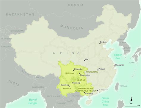 Capital cities of southwest China | Download Scientific Diagram