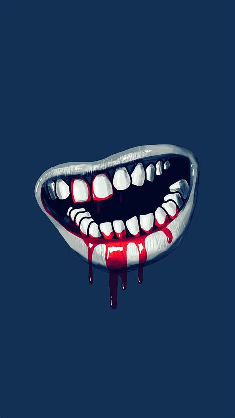 Bloody Mouth Drawing