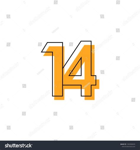 3,308 imágenes de Number 14 logo - Imágenes, fotos y vectores de stock | Shutterstock