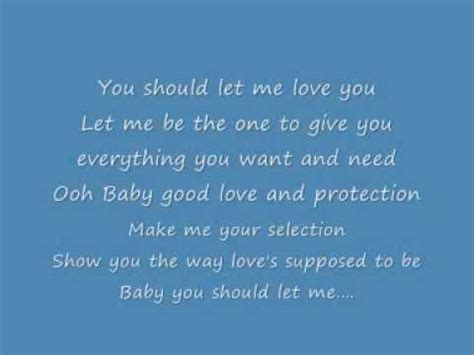 Mario - Let me love you [Lyrics] - YouTube