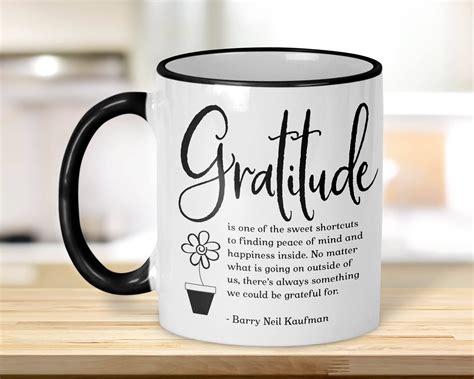 Positive Coffee Mug - Motivation - Gratitude Quote - Inspirational ...