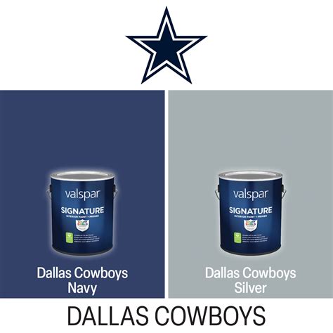 Shop Valspar Dallas Cowboys Paint Project Kit at Lowes.com