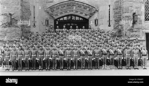 Cadets of the American military academy West Point, 1937 Stock Photo ...